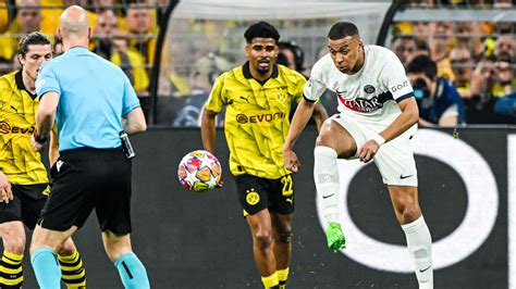 Ligue Des Champions Demie Dortmund Psg Paris Men Et Bien Secou