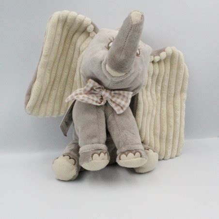 Doudou Dumbo L L Phant Gris Disney Nicotoy