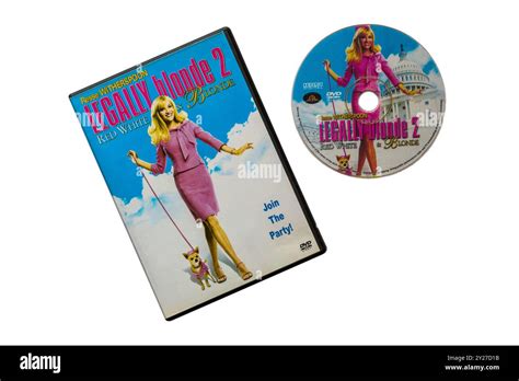 Legally Blonde 2 DVD Case Cover With Disc Removed Isolated On White