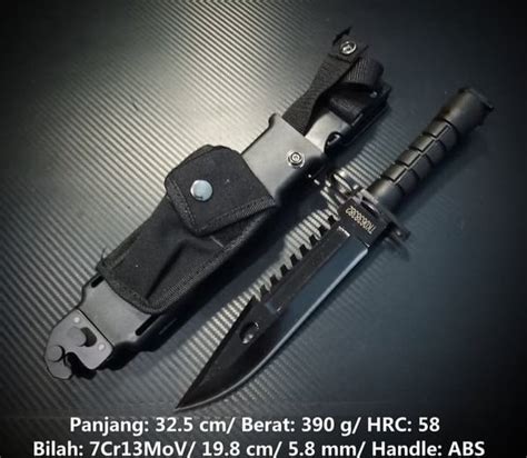 Jual Pisau Bayonet Sangkur Marinir Kostrad Raider TNI AD AL AU Paskhas