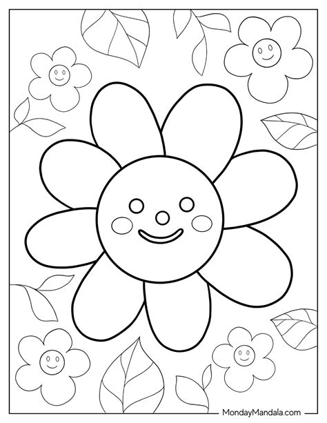 Printable Flower Coloring Pages For Kids Kids Activities, 60% OFF