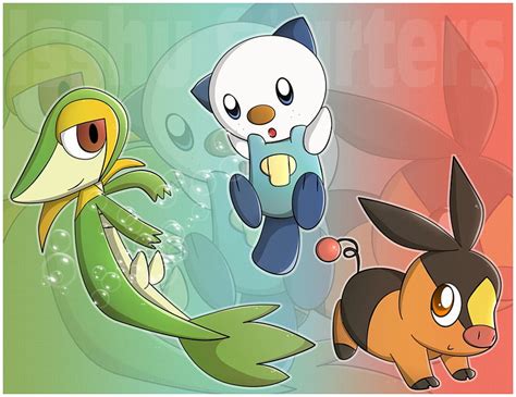 Starters Tepig Cute Oshawatt Snivy HD Wallpaper Pxfuel