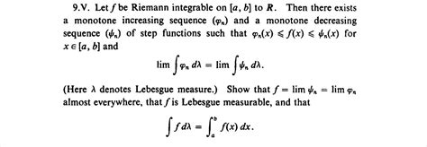 Solved 9 V Let F Be Riemann Integrable On A B To R Then Chegg