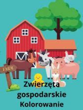 Zwierzęta gospodarskie kolorowanka 50 dużych rysunków zwierząt