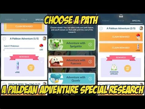 A Paldean Adventure Choose A Path Special Research In Pokemon Go