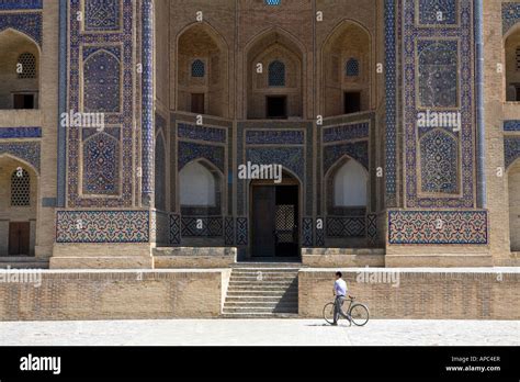 Mir I Arab Madrassa In Bukhara Stock Photo Alamy