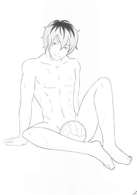 Suzume Bokuto Hair Down And Naked