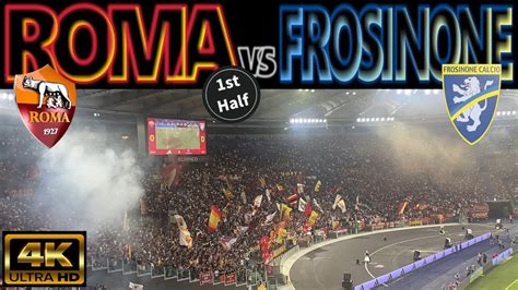 4k Roma 2 0 Frosinone 1sthalf｜serie A 2023 24 Matchday 7｜01102023