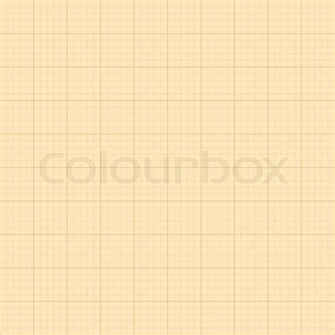 Old Sepia Graph Paper Square Grid Stock Vector Colourbox