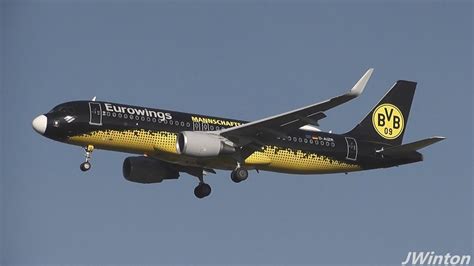 Bvb Borussia Dortmund Eurowings A D Aizr At Newcastle Airport