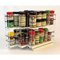 Vertical Spice Cabinet Mounted Spice Rack Drawer - Pull Out Cabinet ...