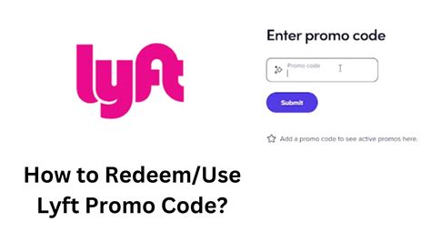 How to Redeem a Promo Code on Lyft Ride Sharing? Use Promo Code Lyft ...