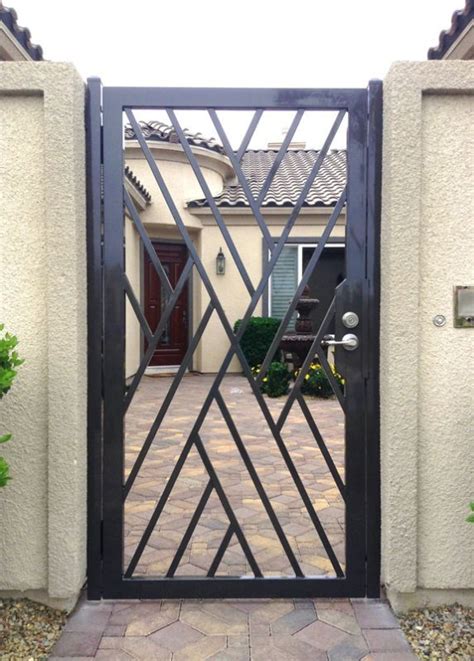 Custom Wrought Iron Single Gates Las Vegas Artistic Iron Works Artofit