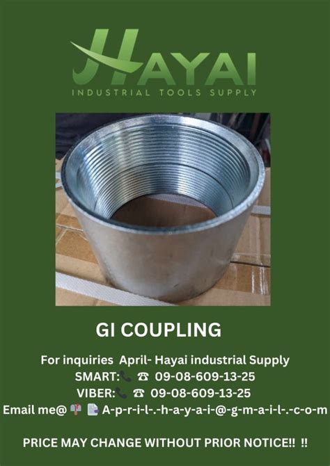 GI coupling, Commercial & Industrial, Construction Tools & Equipment on ...