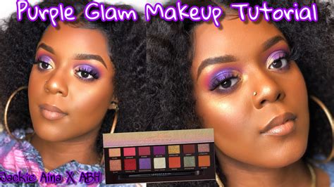 Purple Glam 💜 Makeup Using Jackie Ainas Abh Palette Beginner