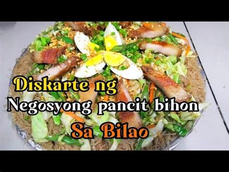 Pancit Bihon Guisado Special Sa Bilao Ganito Pala Ang Diskarte Ng Mga