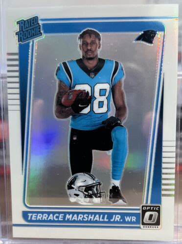 Terrace Marshall Jr Donruss Optic Rookie Rc Holo Photo Variation