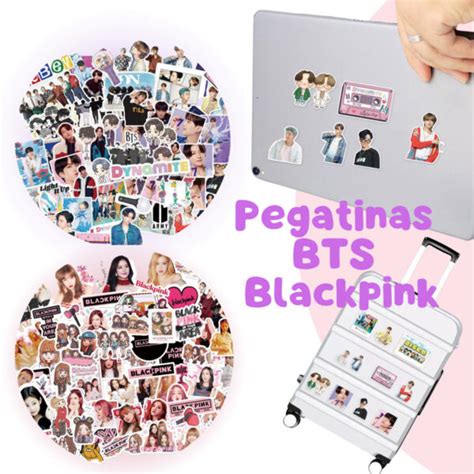 Calcoman As Stickers Bts Blackpink Pegatinas Decorativas Animadas Veraly