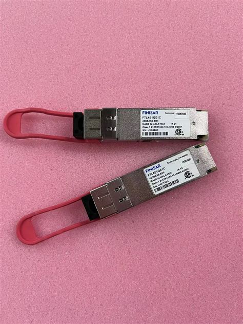 Transceptor 40G 40KM QSFP M Dulo De Fibra Ptica Finisar FTL4E1QE1C 40G