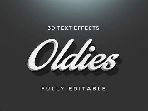 Premium Psd Free Psd Creative Editable Text Effect Design