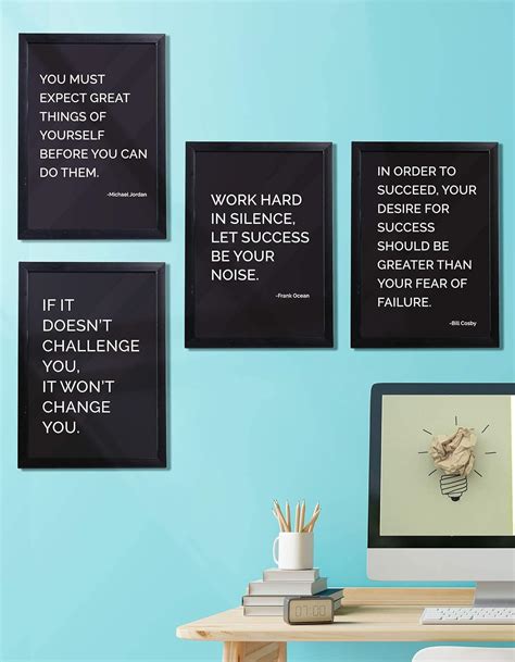 Photo Frames Of Inspirational Thoughts And Motivational Quotes By M