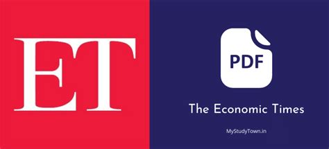 The Economic Times Epaper today Download in PDF - My Study Town