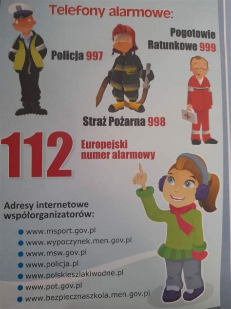 Mi Dzynarodowy Dzie Numeru Alarmowego Przedszkole W Kie Czowie