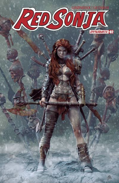 Red Sonja Nm Bj Rn Barends Variant Cover Dynamite