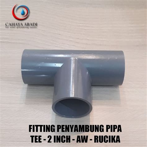 Jual Cod Fitting Rucika Vlok Tee Aw Inch Pvc Verlop Reducer T Polos