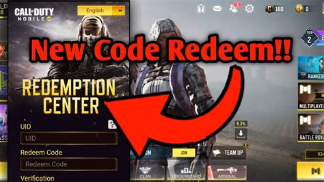 Code Redeem Codm Global Version Youtube