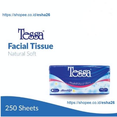 Jual Tisu Wajah Tessa Lembar Tessa Facial Tissue Natural Soft