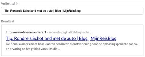 SEO Zo Schrijf Je Een Goede Titel De Kenniskamers