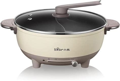 Bear L Electric Hot Pot Multi Functional Sided Cooker W Temperature Control Walmart