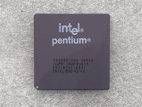 Yahooオークション Intel Pentium 100mhz インテル Cpu ペンティア