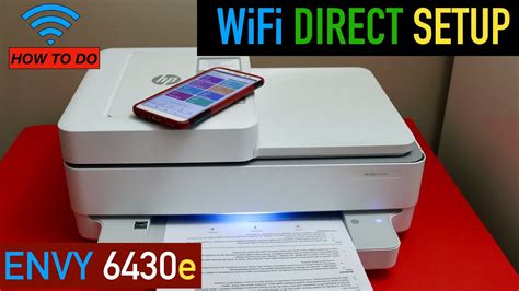 Hp Envy 6430e Password And Wifi Direct Setup Youtube