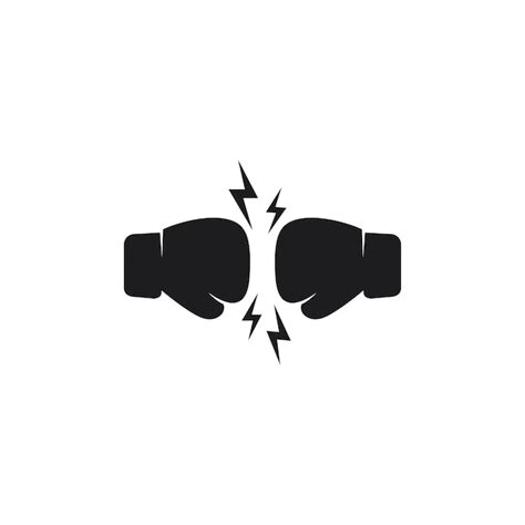 Premium Vector Boxing Gloves Logo Vector Icon Illustration