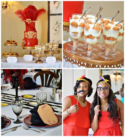 Harlem Renaissance Themed Bridal Shower Harlem Nights Party Bridal