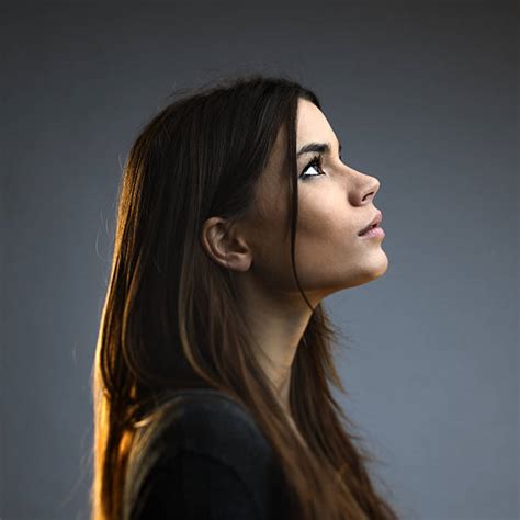 143500 Woman Side Profile Portrait Stock Photos Pictures And Royalty