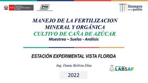 Manejo de la Fertilización Mineral y Orgánica del Cultivo de Caña de