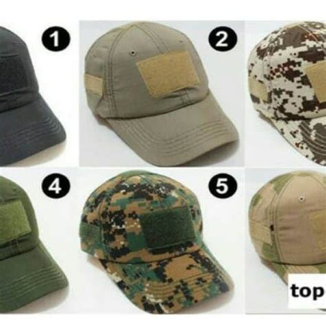 Jual Topi Army Tactical Topi Velcro Topi Lapangan Topi Militer