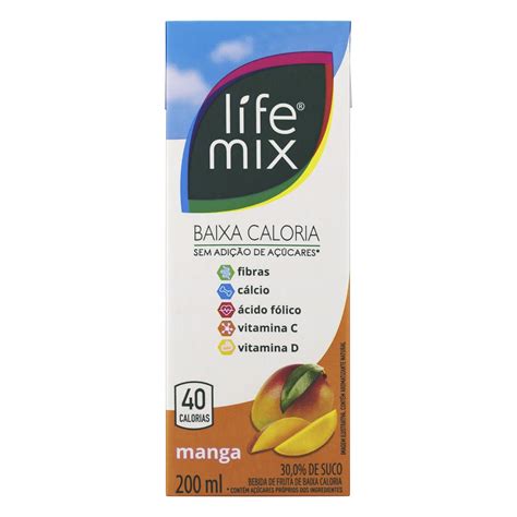 Bebida Manga Life Mix Caixa Ml P O De A Car