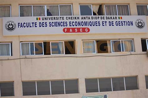 Senegal (Cheikh Anta Diop University) Faculté des Sciences Economiques ...