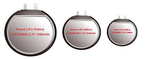 Round Lipo Batteries Round Lipo Battery Cells