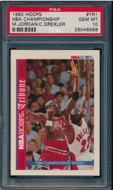 MICHAEL JORDAN BASKETBALL Cards Graded PSA 10 JORDAN DREXLER 1992