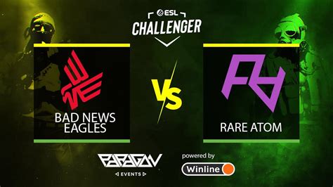 Esl Challenger Melbourne Bad News Eagles Vs Rare Atom By