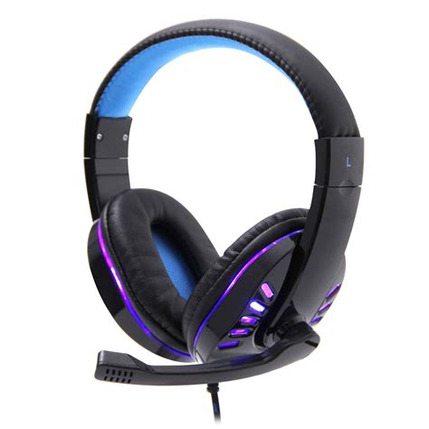 Audífonos Con Micrófono Para Pc Gamer Sy755mv Luminous Over Ear De