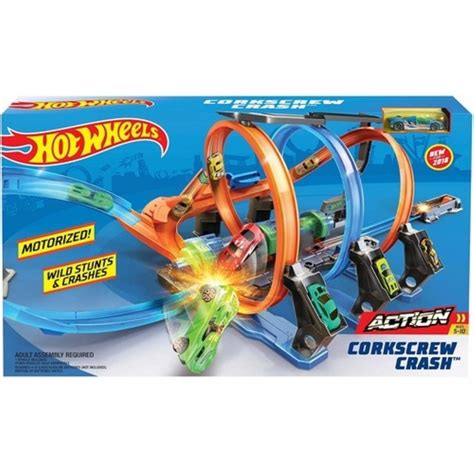 Hot Wheels Büyük Çarpışma Yarış Seti FTB Hot Wheels Araçlar Toolstoy