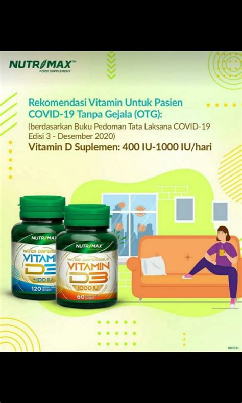 Nutrimax Vitamin D3 1000 IU 60 Tablet Barang Yang Dicari Di Carousell