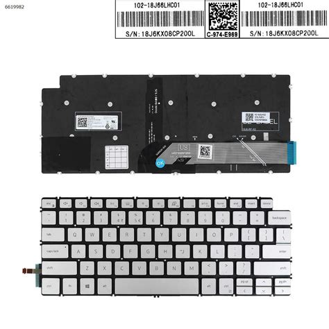 Laptop Keyboard Dell Inspiron 14 7490 13 5390 5391 7391 7491 5493 5498