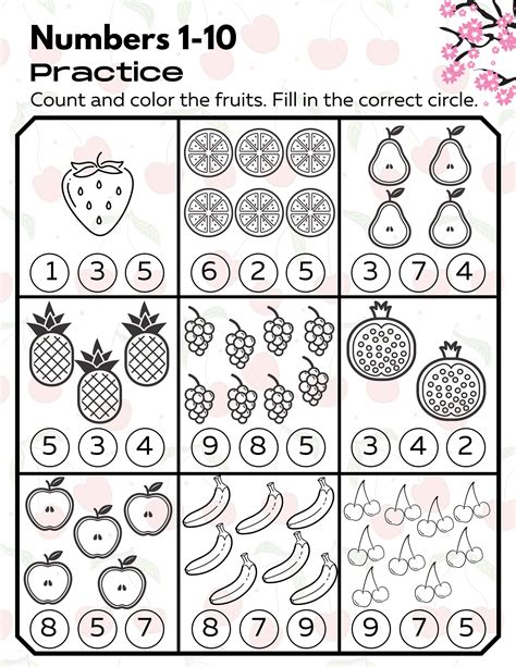 24 Kindergarten Math Worksheets | Preschool-1st Grade Math | Children ...